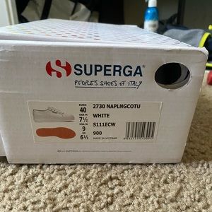 Superga Leather Shoe Brand New